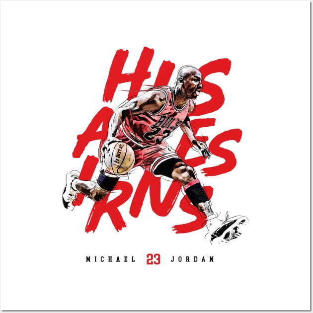 Michael Jordan His Airness Wall Art by edbertguinto